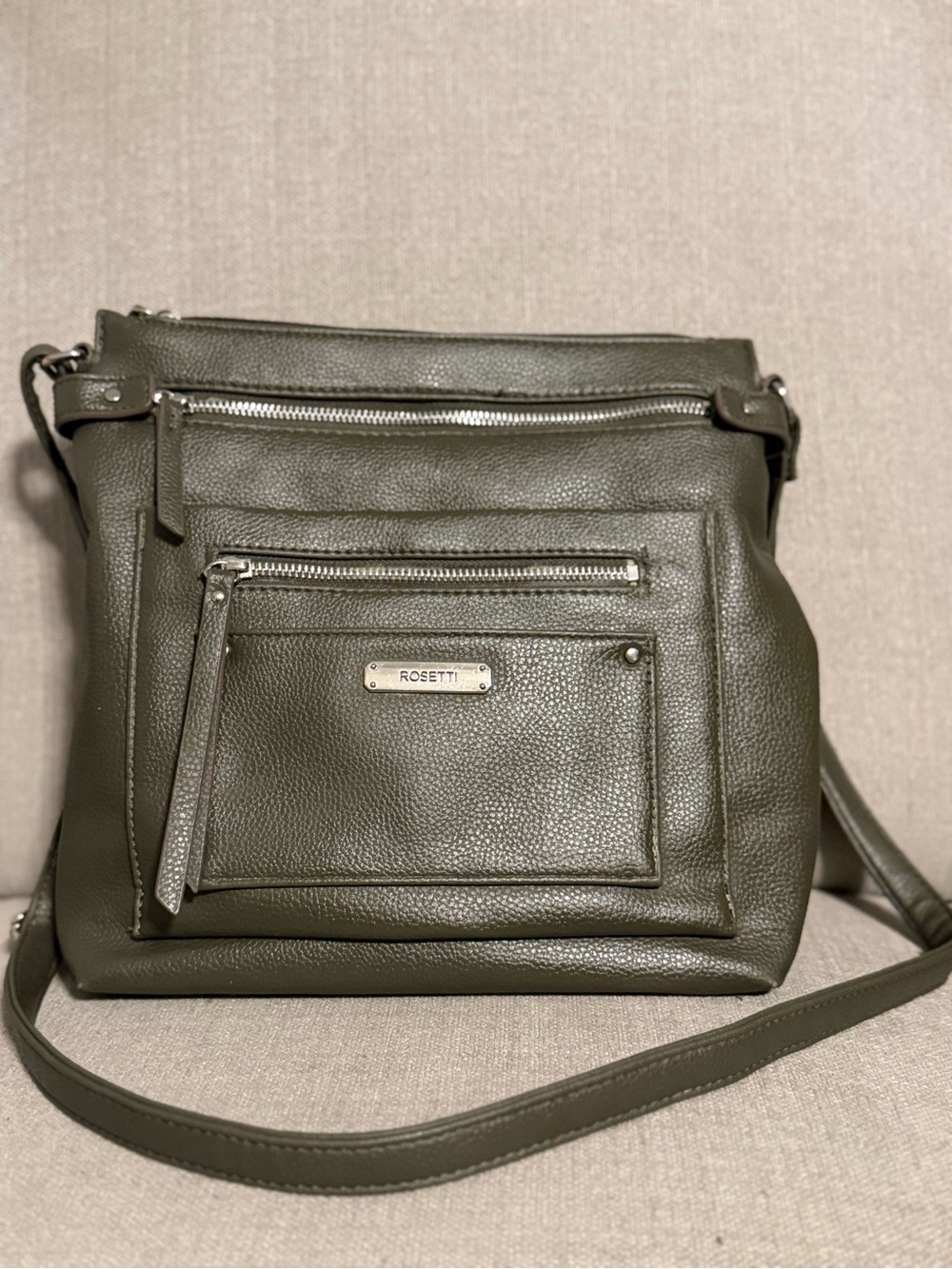 Rosetti Olive Green Crossbody Bag
